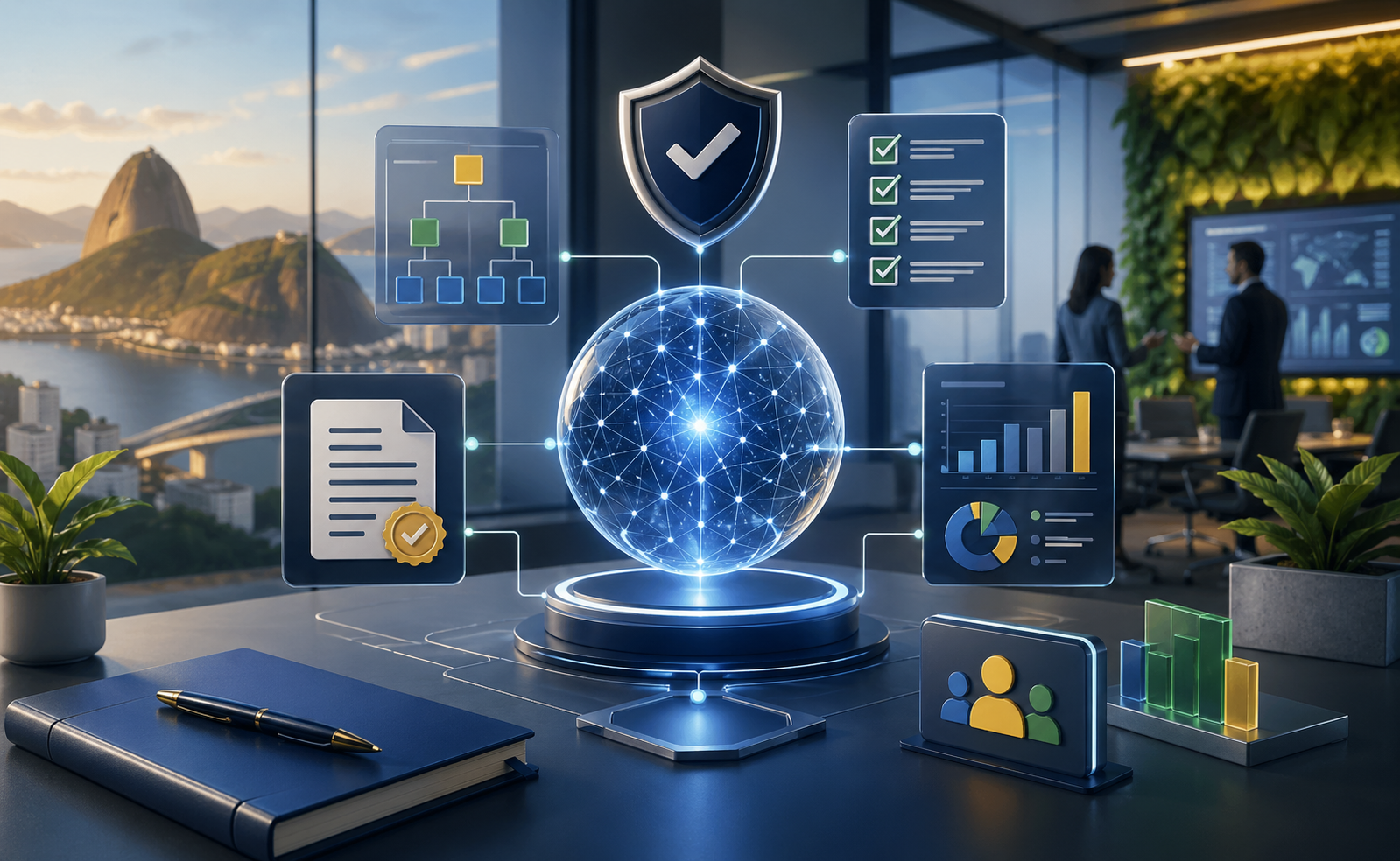 Governança de IA nas empresas brasileiras - compliance, LGPD e riscos regulatórios